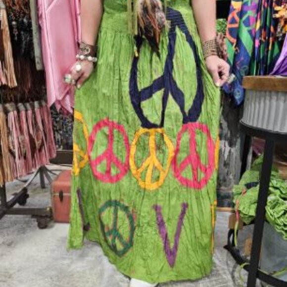 NWT A Rare Bird Peace Out Dress or Skirt - Picture 2 of 3